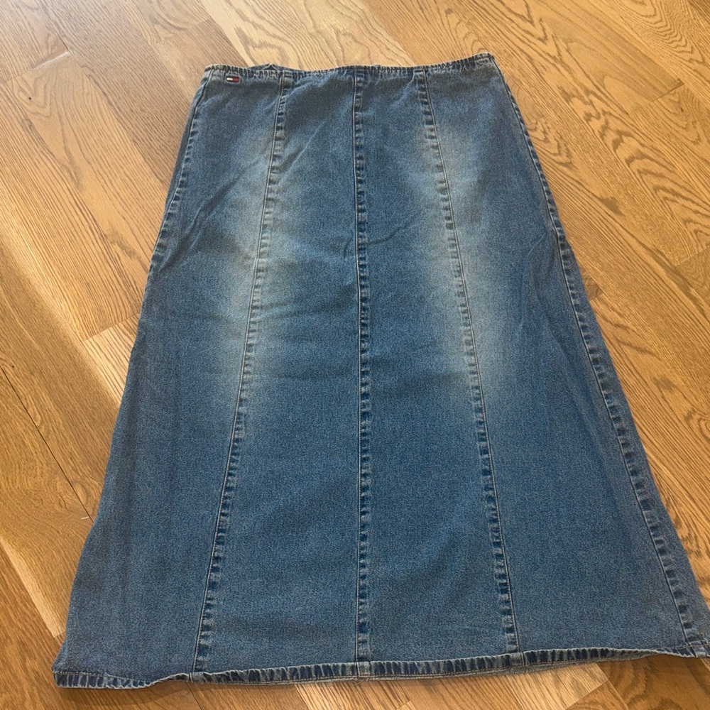 Tommy Hilfiger Y2K Denim Maxi Skirt